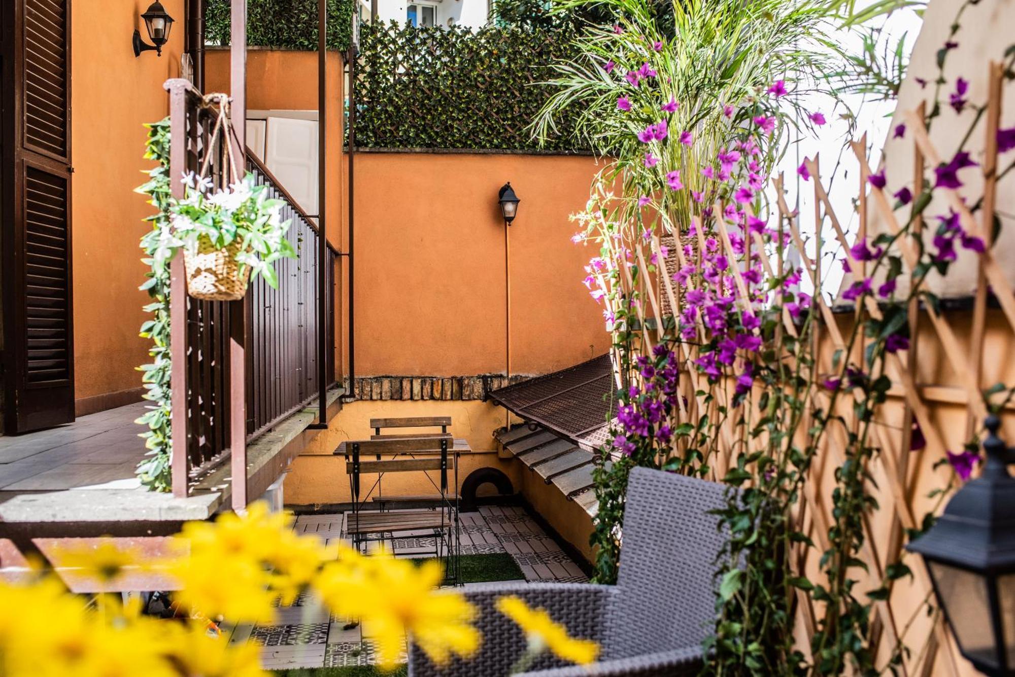 Spanish Steps Apartment & Terrace ローマ エクステリア 写真